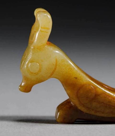 古玩玉器做舊仿古“玉鳳鳥”真品鑒賞圖
