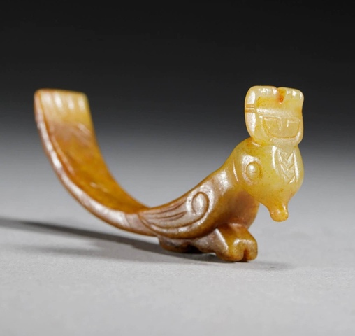 古玩玉器做舊仿古“玉鳳鳥”真品鑒賞圖