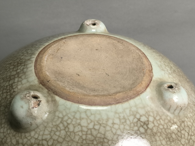 古玩陶瓷郎窯綠羅漢爐真品鑒賞圖