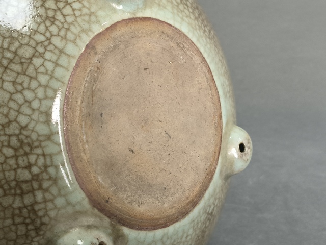 古玩陶瓷郎窯綠羅漢爐真品鑒賞圖