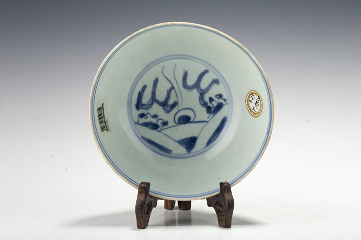 古玩陶瓷明晚·青花龍鳳紋碗拍賣,當前價格576元