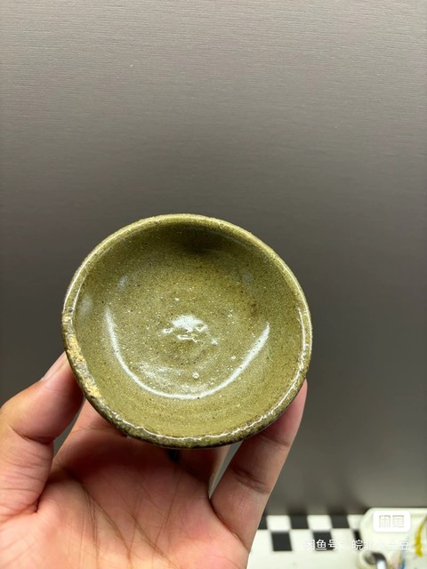 古玩陶瓷青釉茶碗真品鑒賞圖