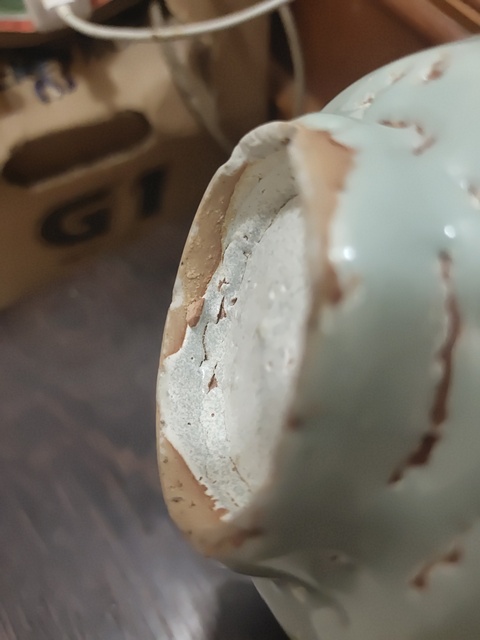古玩陶瓷明中晚期 青花花卉紋碗真品鑒賞圖