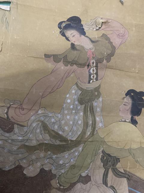 古玩字畫美女圖真品鑒賞圖