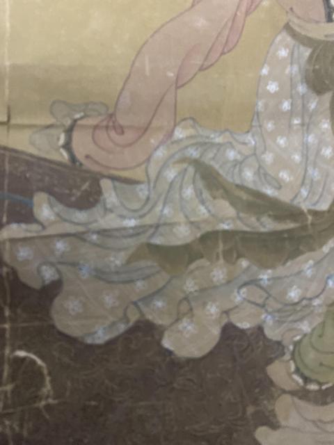 古玩字畫美女圖真品鑒賞圖
