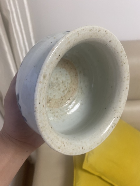 古玩陶瓷德化窯青花人物故事爐真品鑒賞圖