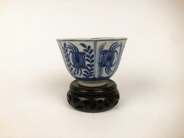 古玩陶瓷清光緒·魚蝦蟹茶圓拍賣，當前價格892元