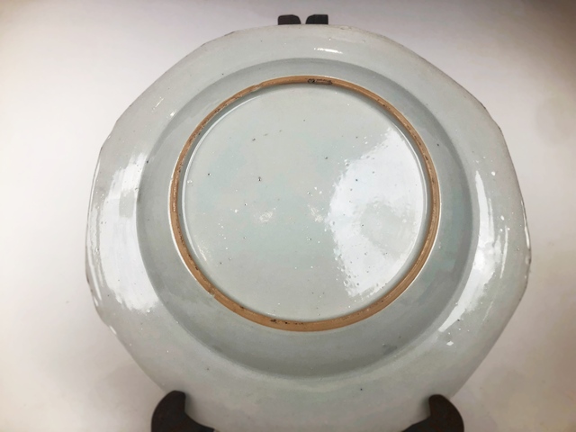 古玩陶瓷清早期·青花柳樹八方盤拍賣，當前價格0元