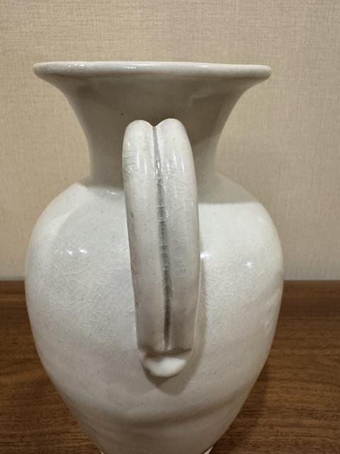 古玩陶瓷白釉執壺真品鑒賞圖
