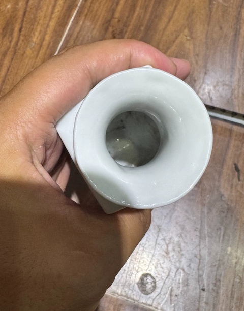 古玩陶瓷仕女嬰戲紋粉彩天圓地方棒槌瓶真品鑒賞圖
