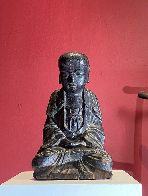 古玩雜項木雕造像真品鑒賞圖