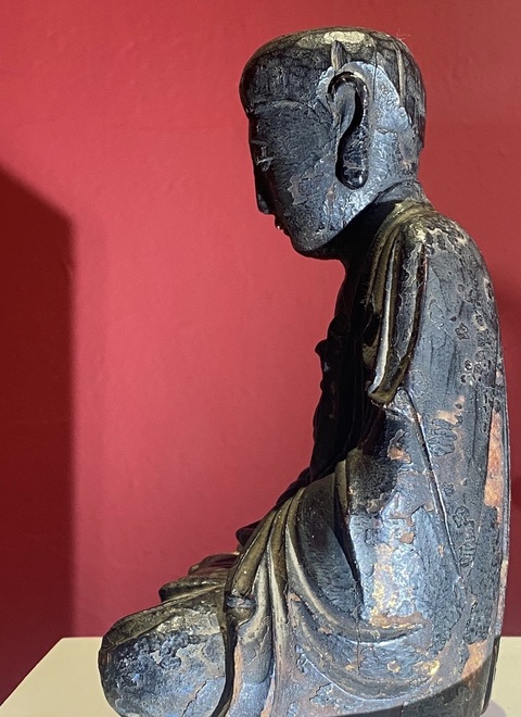 古玩雜項木雕造像真品鑒賞圖