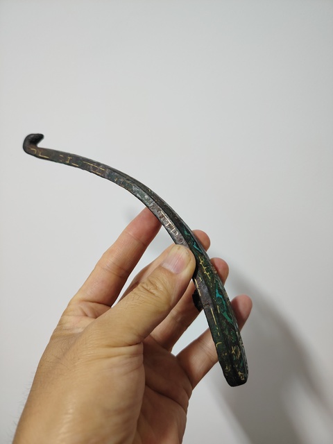 古玩銅器帶鉤真品鑒賞圖