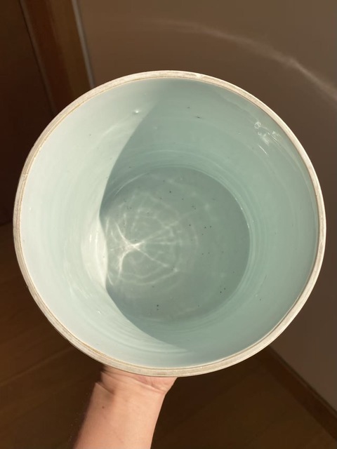 古玩陶瓷青花山水筆筒真品鑒賞圖