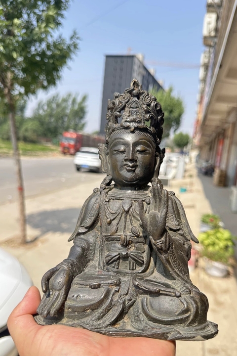 古玩銅器造像真品鑒賞圖