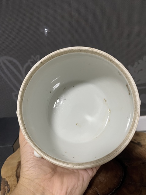 古玩陶瓷刻瓷人物故事紋粥罐拍賣,當前價格988元