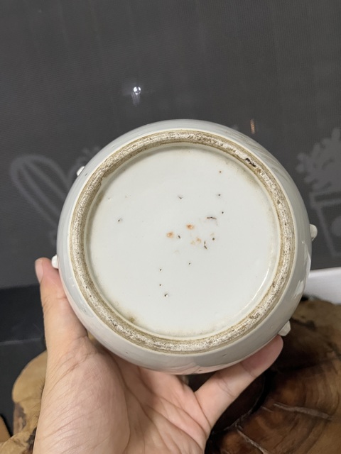 古玩陶瓷刻瓷人物故事紋粥罐拍賣,當前價格988元