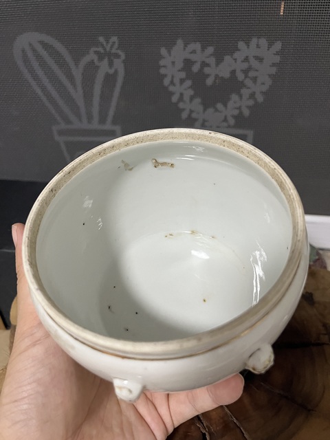 古玩陶瓷刻瓷人物故事紋粥罐拍賣,當前價格988元