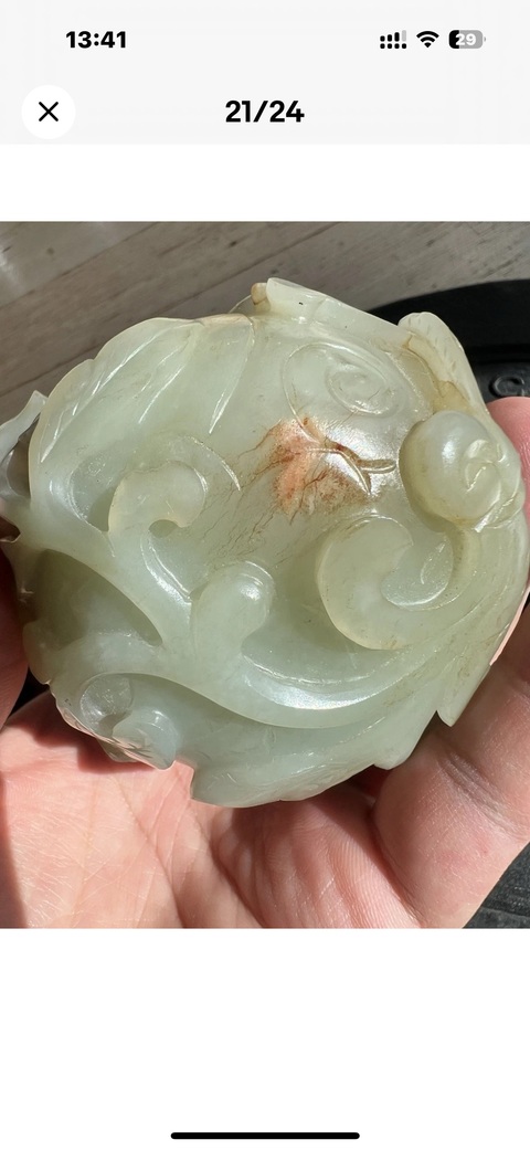 古玩玉器和田玉雕“水盂”真品鑒賞圖