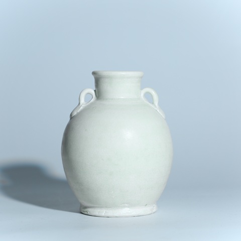 古玩陶瓷青白釉雙系瓶拍賣，當前價格6000元