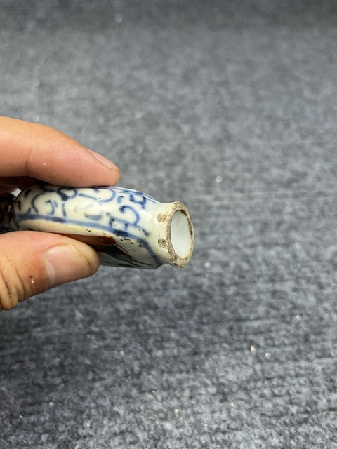 古玩陶瓷青花加彩人物紋鼻煙壺拍賣，當(dāng)前價(jià)格788元