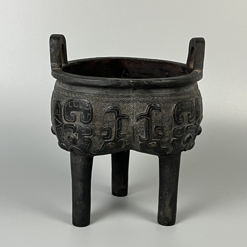 古玩銅器鼎真品鑒賞圖