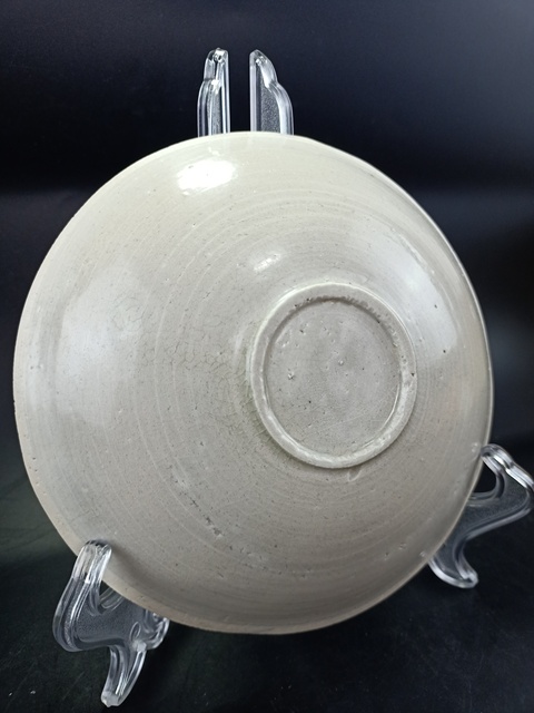古玩陶瓷宋代 青白瓷模印雙鳳盤真品鑒賞圖