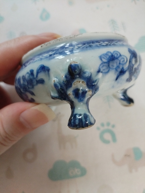 古玩陶瓷青花香爐真品鑒賞圖