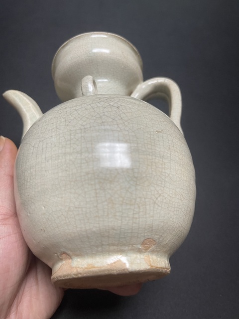 古玩陶瓷青白釉執壺真品鑒賞圖