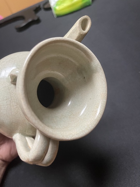 古玩陶瓷青白釉執壺真品鑒賞圖