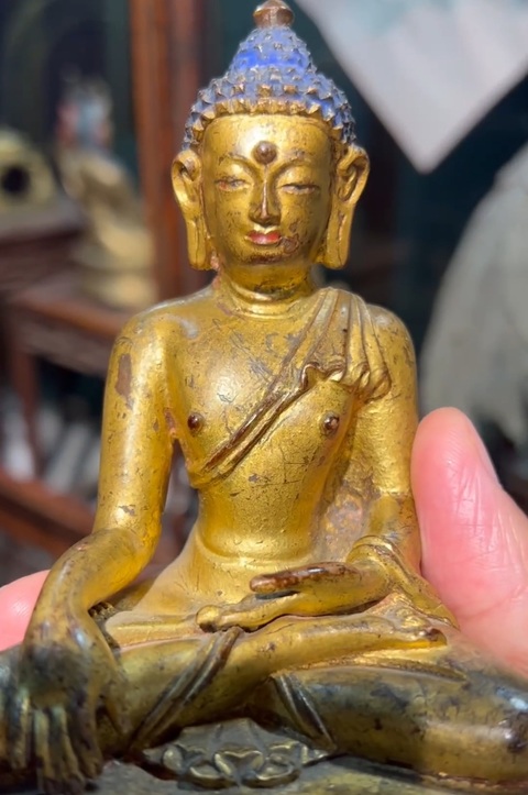 古玩銅器造像真品鑒賞圖
