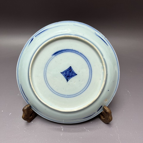 古玩陶瓷清雍正·福祿壽·三星高照圖青花盤拍賣,當(dāng)前價格1360元