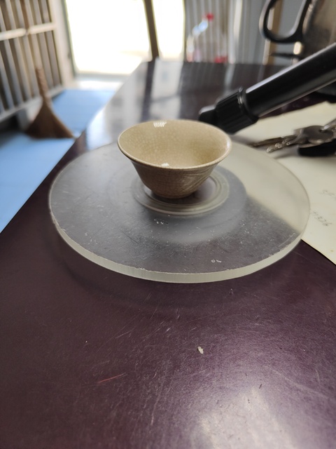 古玩陶瓷漳州窯哥窯杯真品鑒賞圖