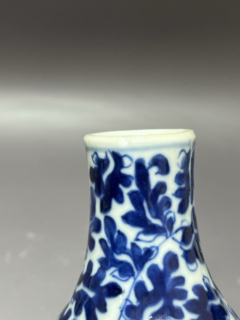 古玩陶瓷清晚期·寶相花卉紋青花葫蘆瓶拍賣,當前價格3800元