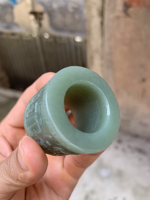 古玩玉器玉扳指真品鑒賞圖