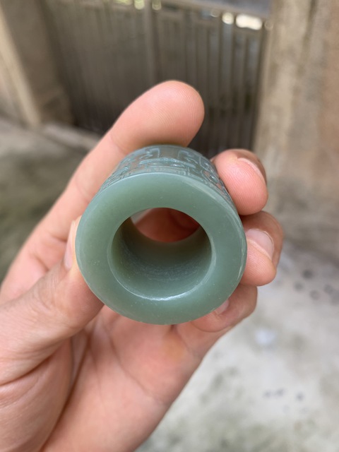 古玩玉器玉扳指真品鑒賞圖