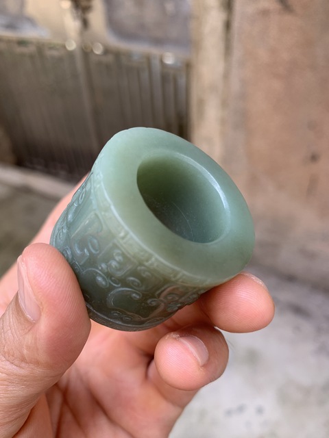 古玩玉器玉扳指真品鑒賞圖