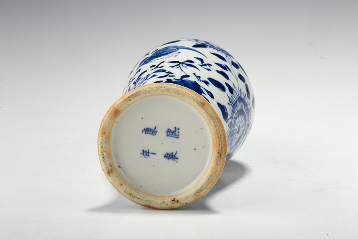 古玩陶瓷清晚·青花花鳥紋雞腿瓶
真品鑒賞圖