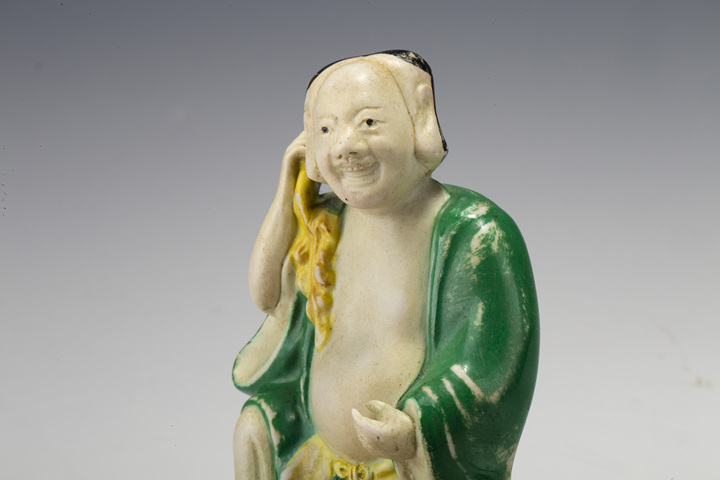 古玩陶瓷民國·素三彩劉海立像
真品鑒賞圖