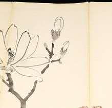 古玩字畫何香凝款畫冊真品鑒賞圖