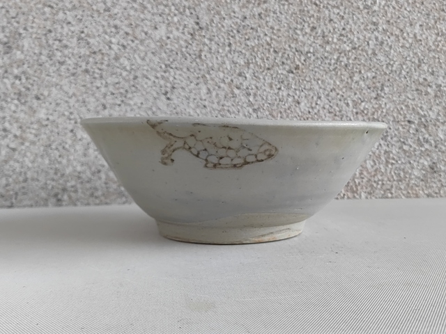 古玩陶瓷青花魚紋碗拍賣，當前價格680元