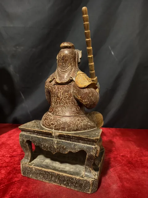 古玩雜項(xiàng)趙公明元帥像真品鑒賞圖
