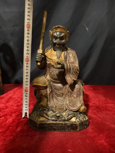 古玩雜項(xiàng)趙公明元帥像真品鑒賞圖