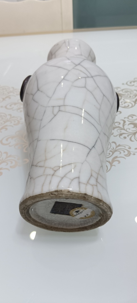 古玩陶瓷豇豆紅釉水洗真品鑒賞圖