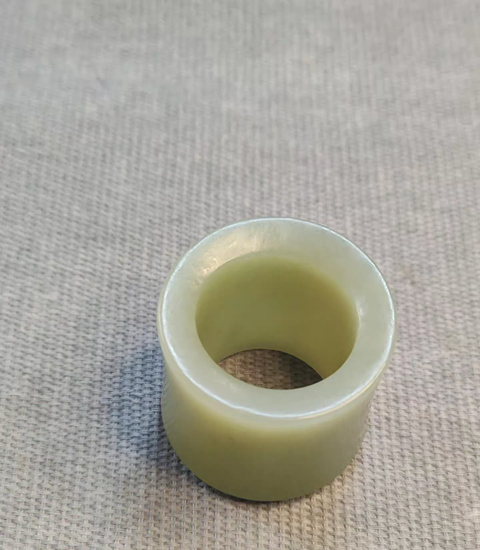 古玩玉器扳指真品鑒賞圖