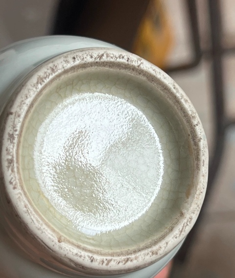 古玩陶瓷哥釉棒槌瓶真品鑒賞圖