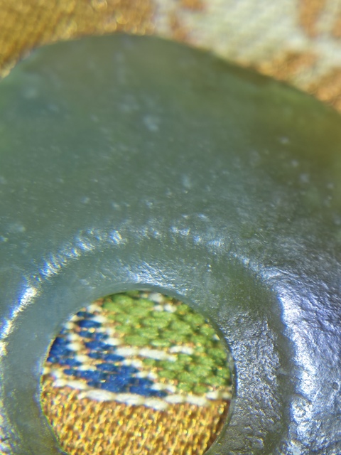 古玩玉器仿紅山文化玉璧型件真品鑒賞圖