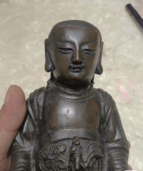 古玩銅器造像真品鑒賞圖