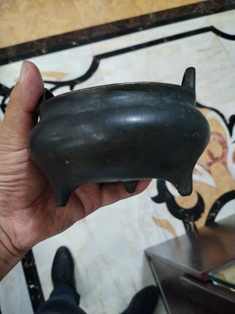 古玩銅器銅爐真品鑒賞圖