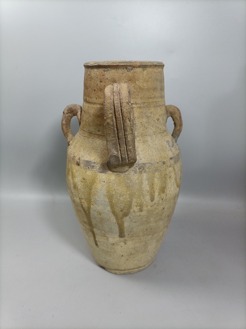古玩陶瓷褐釉執壺真品鑒賞圖